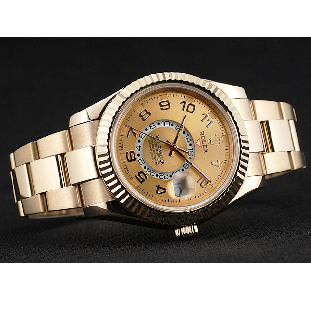 Good Copy Rolex Watches Rolex Edition 2012 Perpetual Gold Yellow Sky Special 80243 Dweller Oyster 0623